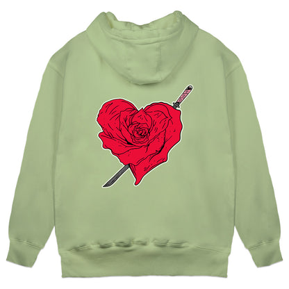 artminded Live Love Life Green Hoodie