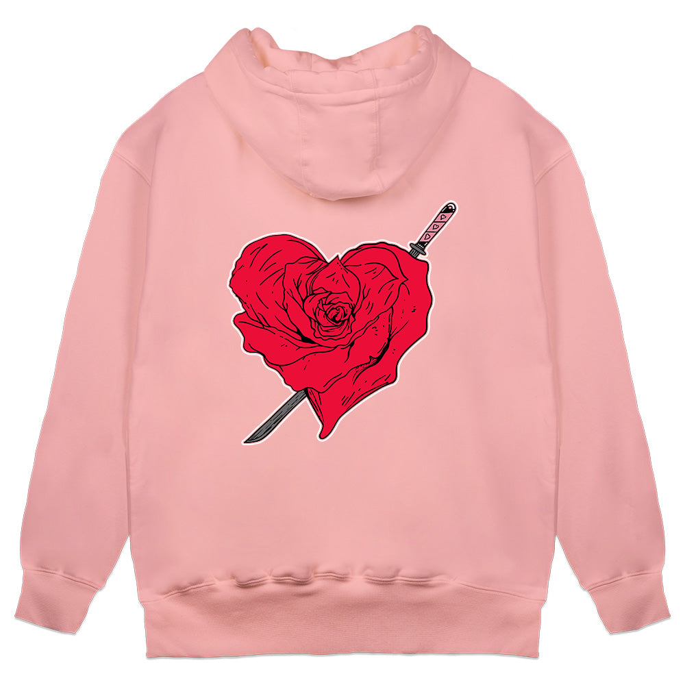 artminded Live Love Life Pink Hoodie