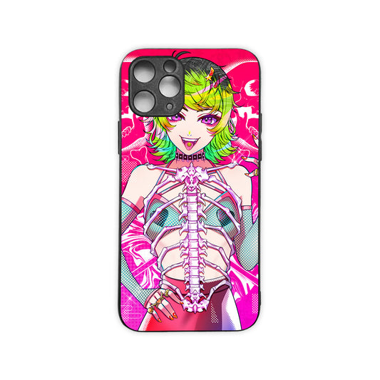 KAi Neon Skeleton Glam Phone Case